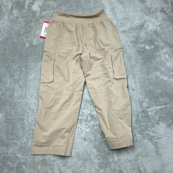 Sage Collective Tan Women’s Cropped Cargo Pants Size Medium a1517 - Picture 5 of 6